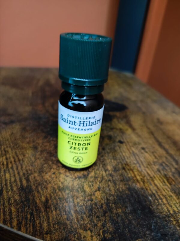 Huile essentielle de Citron bio – 10 ml – Distillerie Saint Hilaire