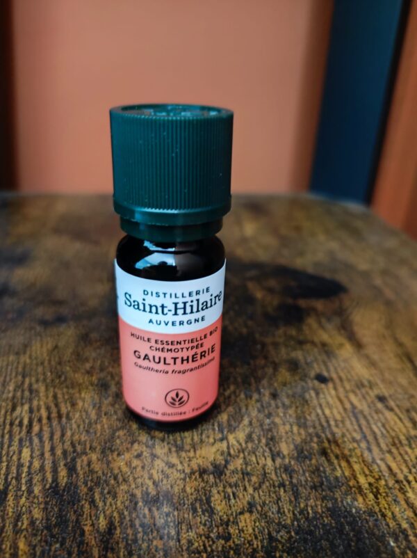 Huile essentielle de Gaulthérie bio – 10 ml – Distillerie Saint Hilaire