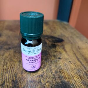 Huile essentielle de Géranium rosat bio – 10 ml – Distillerie Saint Hilaire