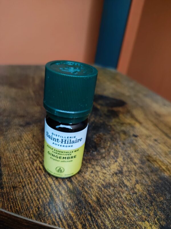 Huile essentielle de Gingembre bio – 5 ml – Distillerie Saint Hilaire